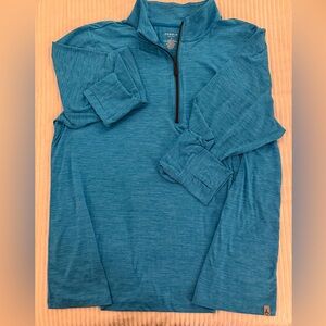 Torrid Livi Teal Quarter-Zip Pullover